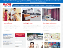Tablet Screenshot of fuchs-technik.com